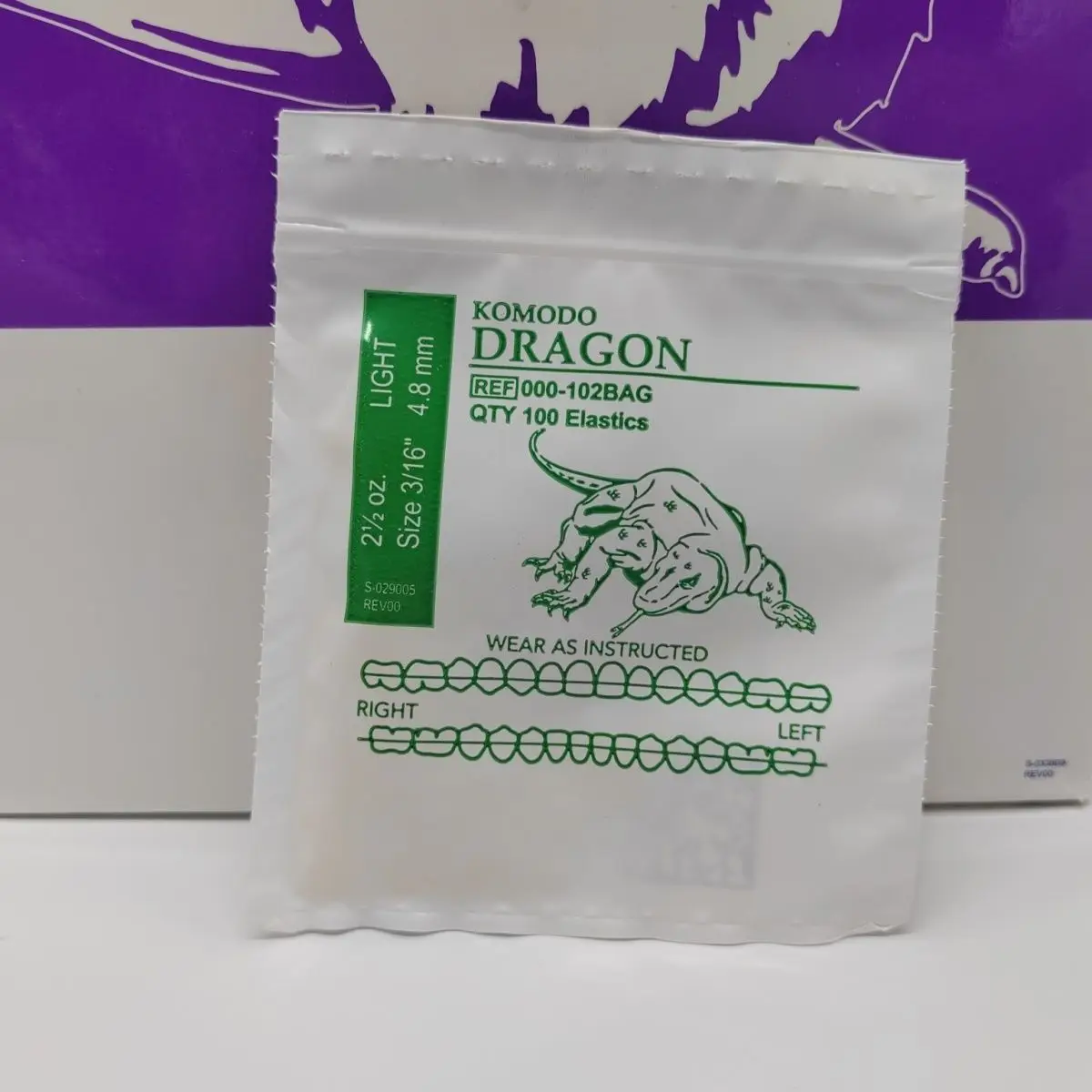 Dental Materials AO Dental Orthodontic Rubber Band Traction Rubber Band Orthodontic Rubber Band Elastic Ring