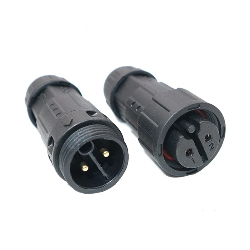 M19 2Pin 3Pin Connector IP68 Waterproof Connector Plug Socket Male Female 2 3 4 5 6 7 8 9 10 Pin Cable Connectors for Led Light