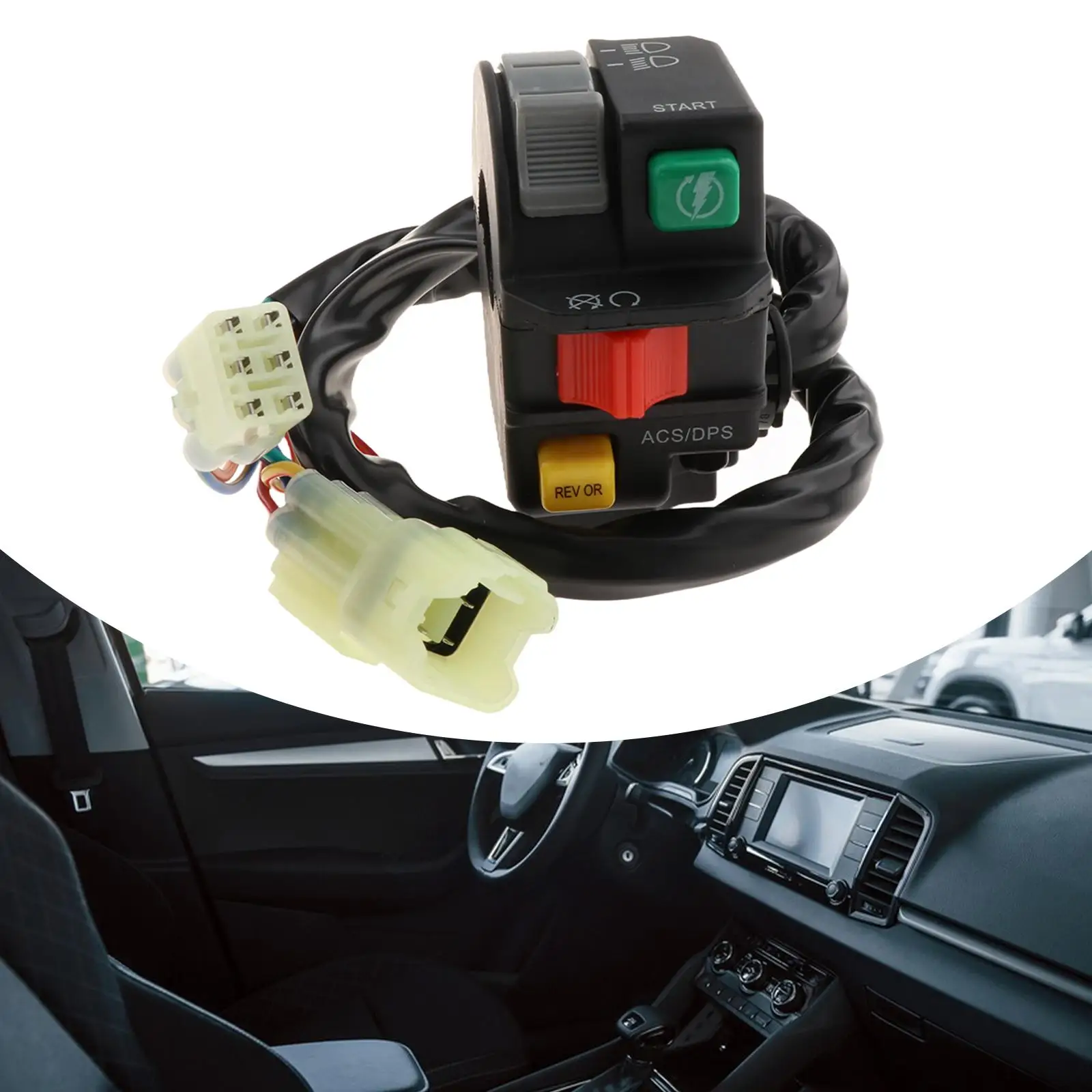 

Комплект переключателей зажигания и остановки двигателя из АБС-пластика для мотоциклов и квадроциклов Can-Am Outlander, артикул 710005070