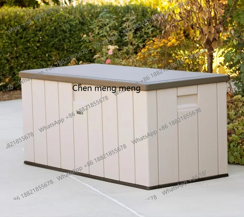 

Villa Garden Storage Box Rainproof Finishing Box Large Box Balcony Storage Glove Outdoor