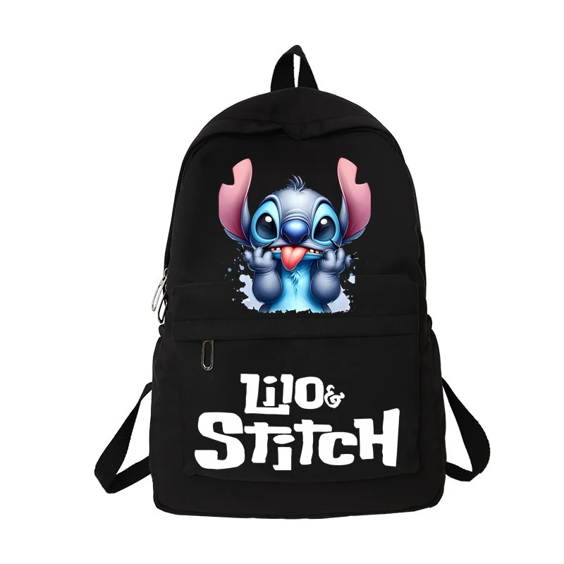 Disney-Mochila escolar infantil Lilo e Stitch, bolsa para adolescentes, mochilas para estudantes, bolsa para mulheres