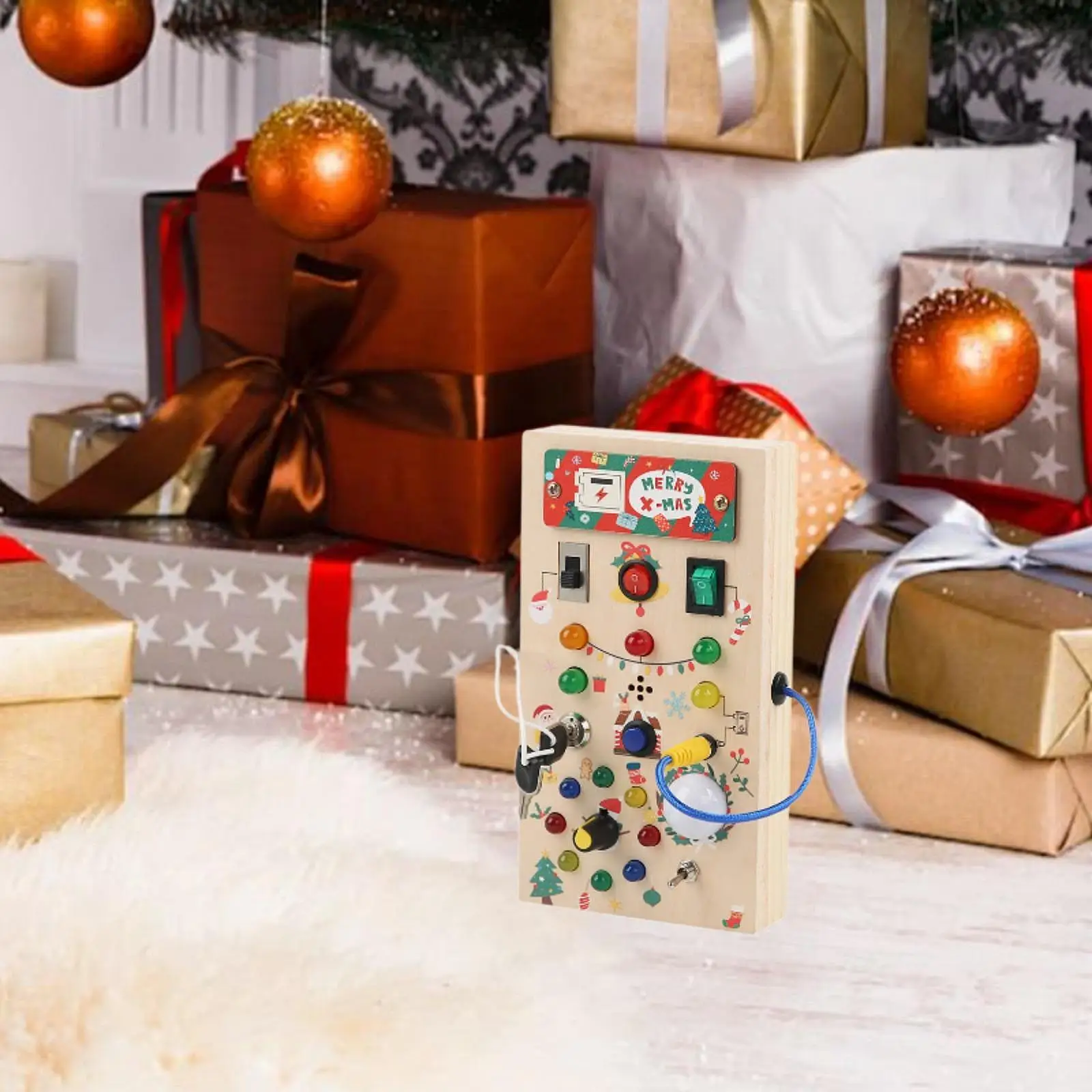 Planche occupée pour tout-petits, motricité de base, reconnaissance des couleurs, cadeau éducatif