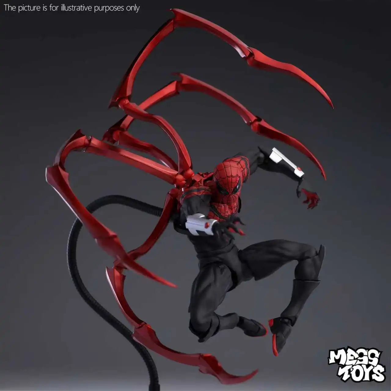 Figura d'azione articolata Superior Spider-Man Ultimate Neighbor - Modello posizionabile di giocattoli da disordine per collezionisti e fan