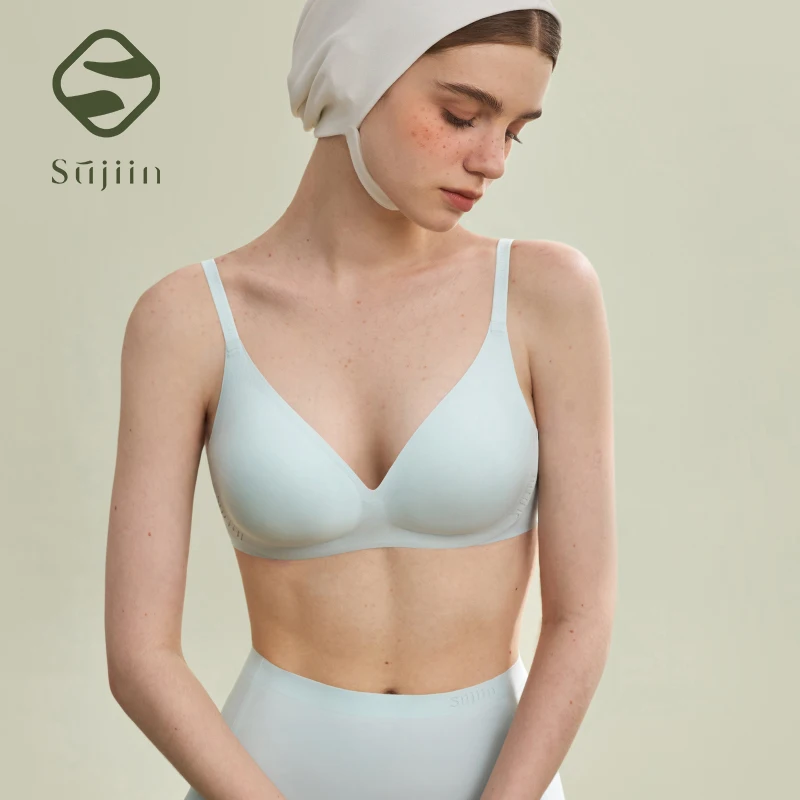 SUJIIN Women\'s Push Up Bra for Small Breast Seamless Wireless Smoothing Lift Bralette Comfortable Everyday Bras Women Bh MX222