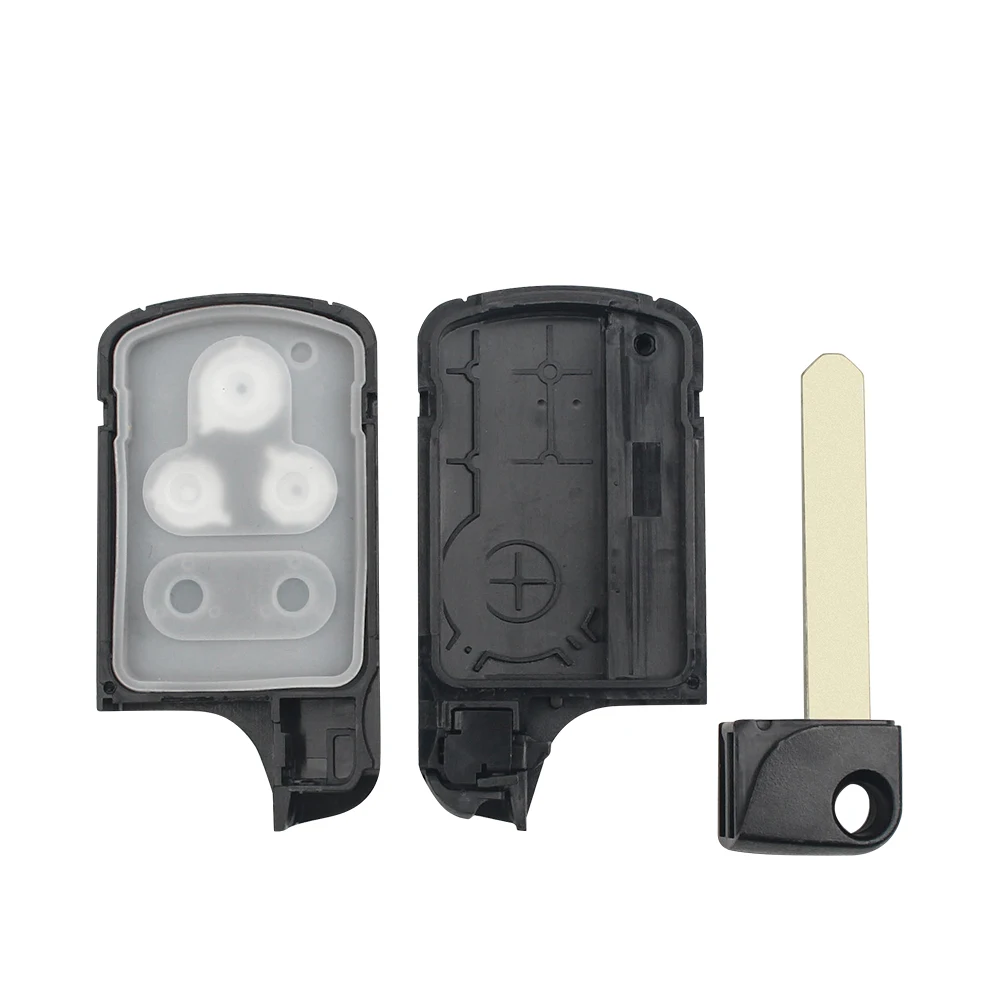 KEYYOU 2/3 Button Remote Car Key Shell Key Housing Cover For Honda Civic Accord CR-V Odyssey
