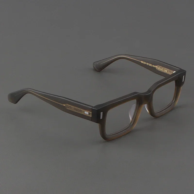 Matte mirror frame female square board retro thick wide edge black frame large face eyeglass frame male