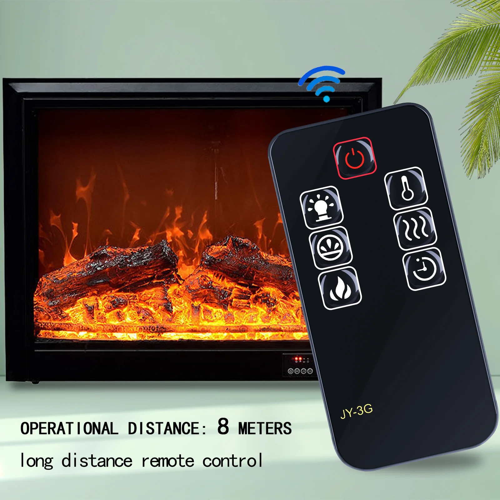 جهاز تحكم عن بعد جديد لسخان الموقد الكهربائي Della Muskoka Pleasant Hearth JY-3G