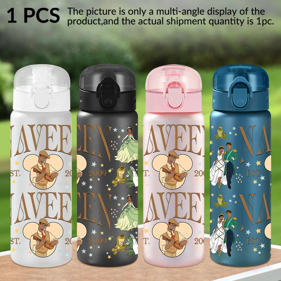 

1Pc Disney Mickey Mouse Princess pattern 26oz plastic water bottle outdoor sports water cup birthday/homecoming gift