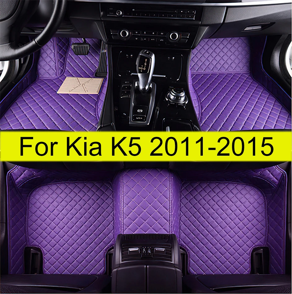 

Car Floor Mats For Kia K5 2011 2012 2013 2014 2015 Custom Auto Foot Pads Automobile Carpet Cover Interior Accessories