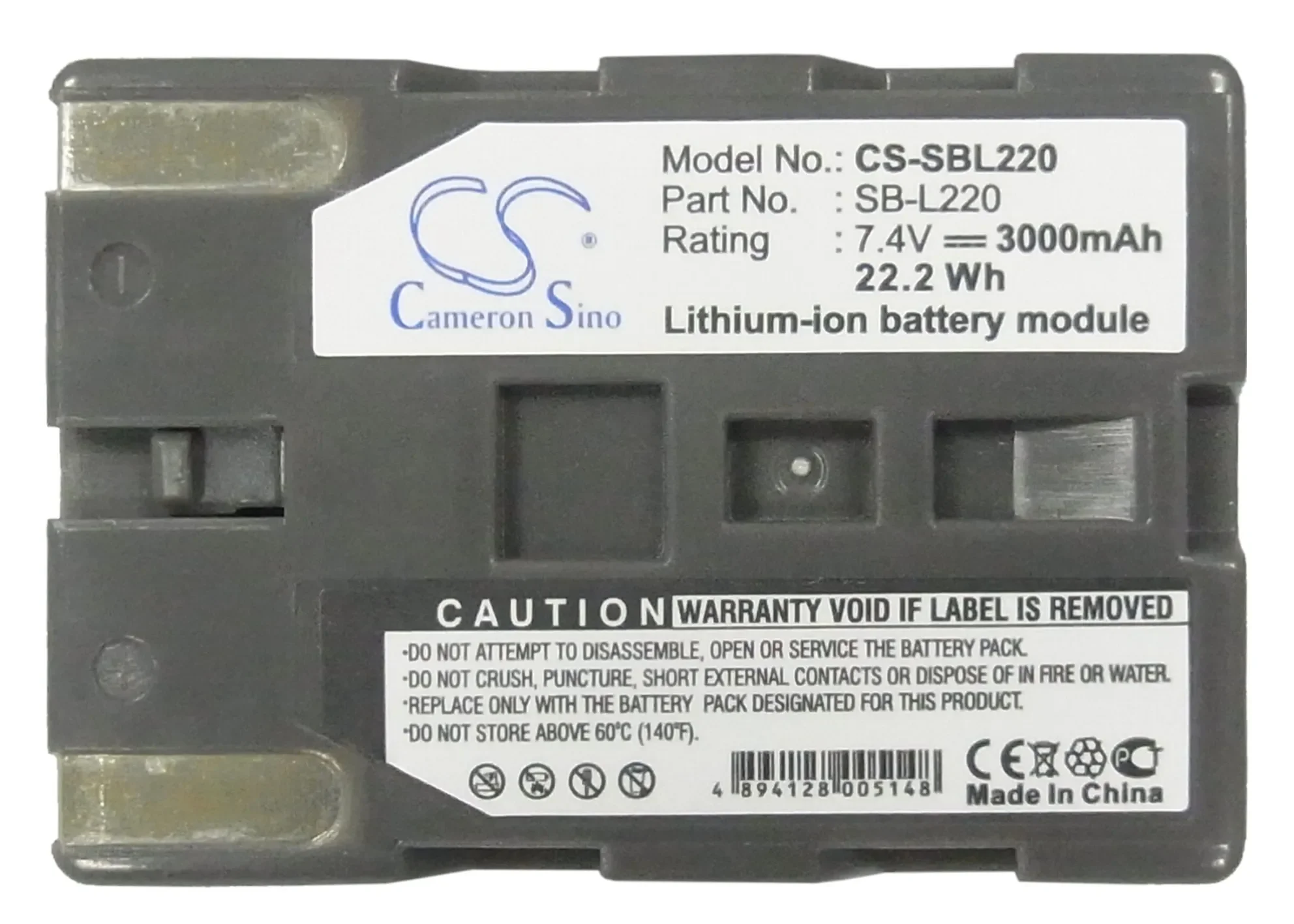 Camera Battery For Samsung SB-L110  SB-L220  SB-L70  SB-L70A  SB-L70R  SB-LS70AB