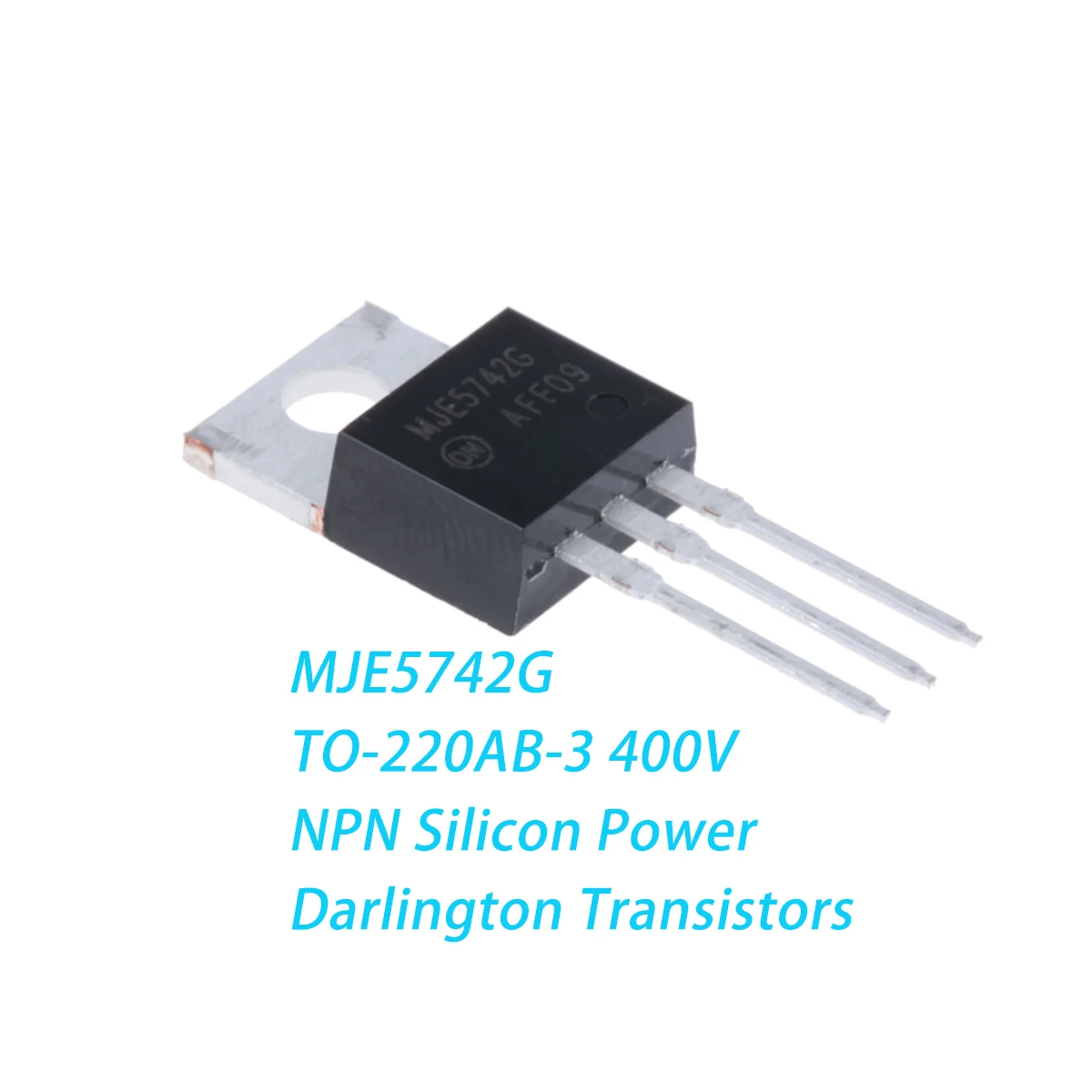 5PCS MJE5742G TO-220AB-3 2W 400V 200@5V,2A NPN TO-220 8A NEW Original Genuine NPN Silicon Power Darlington Transistors MJE5742G