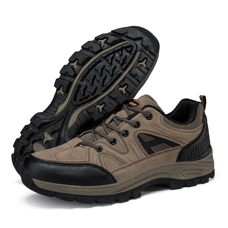 

Men Hiking Shoes Outdoor Trail Trekking Sneakers Non-slip Breathable Climbing Shoes Men Wear-Resistant Mountain Sports Shoes
