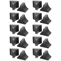 20pcs Push Caps Black Mixer Slider Black White Plastic Mixer Knobs Replacement Knobs Dj Console Potentiometer