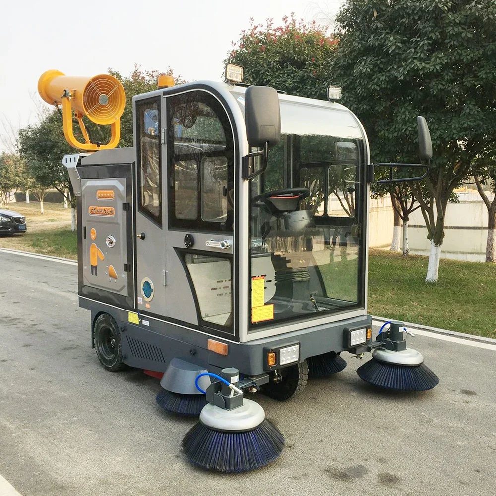 YG Customized Cleaning Electric Huge Floor Sweeper Ride On Battery Power Street Cleaning Equipment Automatic Sweeper