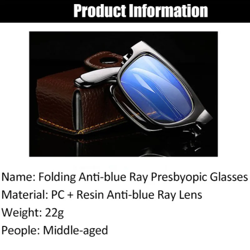 Умные очки для дальнозоркости, антисиние, складные очки для дальнозоркости
