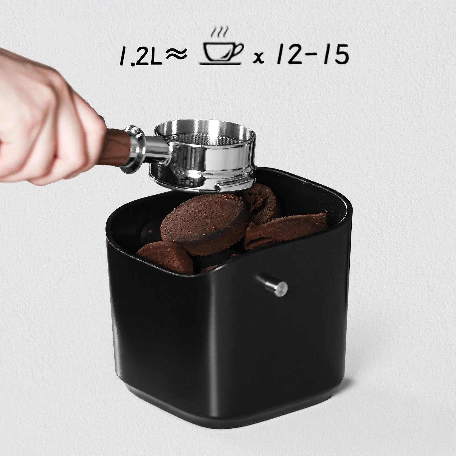 กล่องทิ้งกากกาแฟทรงสี่เหลี่ยม  - Coffee Knock Box บทวิจารณ์และราคา