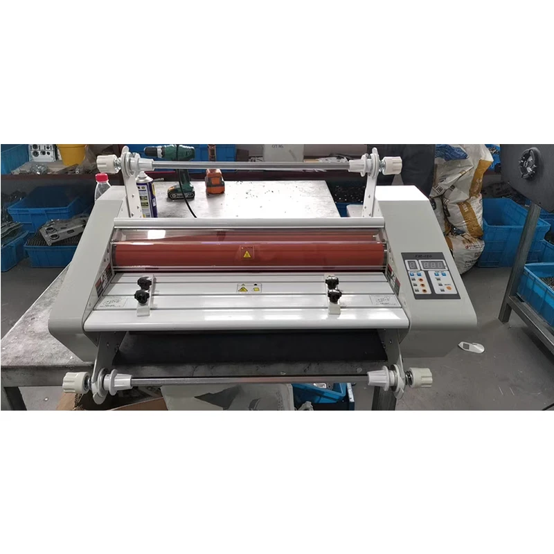 

17.7inch A2 format hot film roll lamination laminating machine for thermal paper laminator