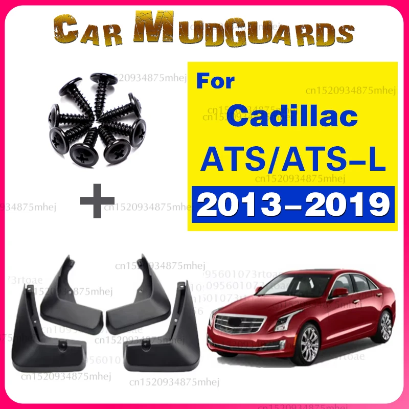 

Fender Mudguard Mud Flaps Guard Splash Flap Mudguards Car Accessories FOR Cadillac ATS 2013 2014 2015 2016 2017 2018 2019