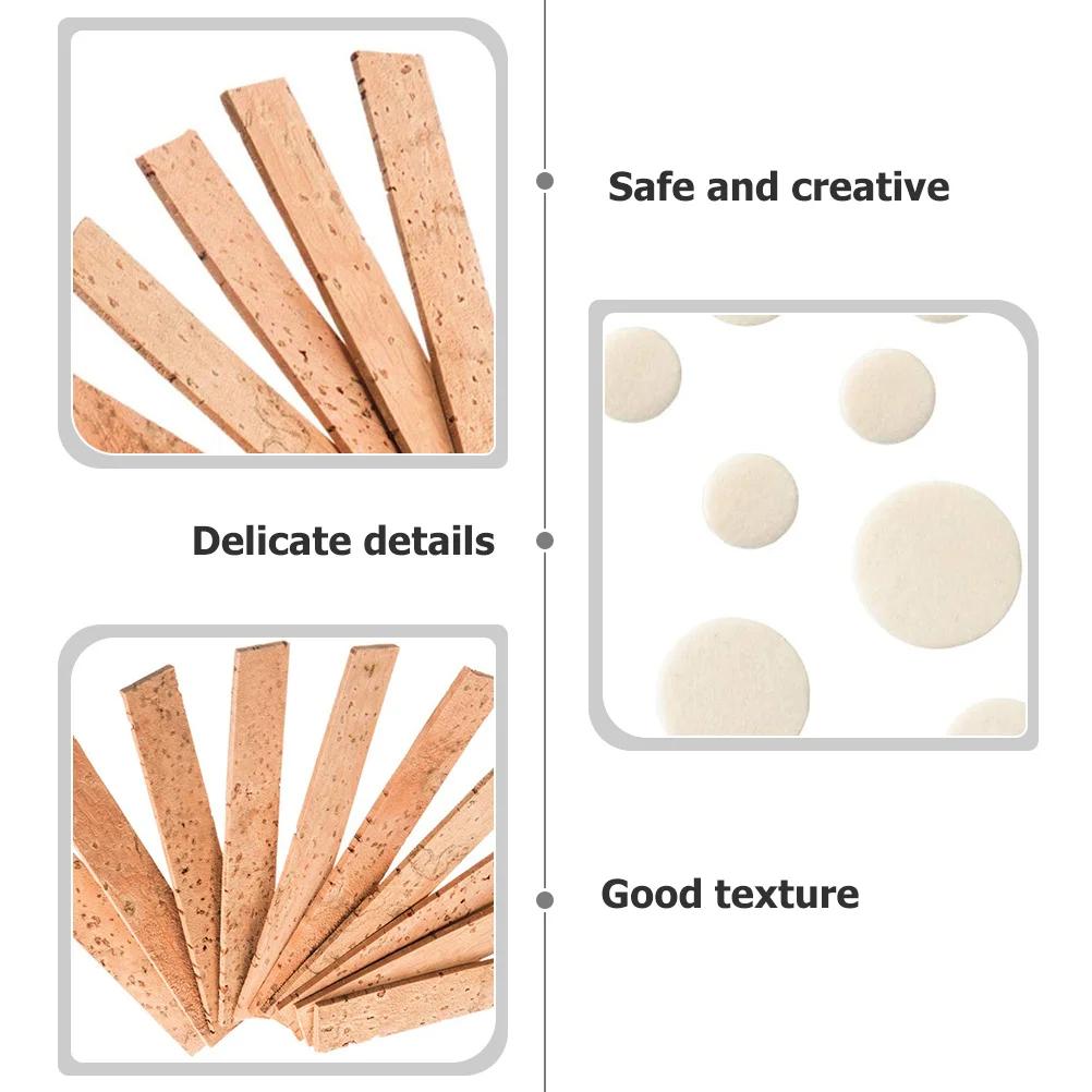 

1 set 1 Set Of Clarinet Woodwind Instrument Pads Cork Replacement Neck Joint Cork Sheet Durable Elastic For Clarinet Repair