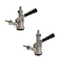Stainless Steel 304 Keg Beer Tap Keg Coupler With PRV Type S/D Low Profile Craft Beer Commercial Keg Coupler