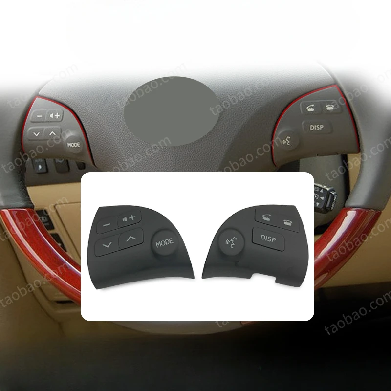 

2pcs For Lexus ES240 ES350 steering wheel buttons audio Bluetooth multifunction button adjustment switch