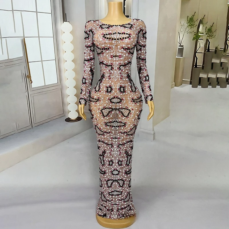 

Elegant Temperament Pinch Waist And Look Thin Company Annual Meeting Studio Exhibition Hall Evening Dress Beauty Contest Dress