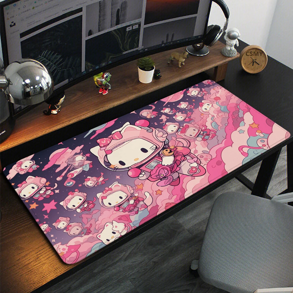 

MINISO Sanrio Cartoon Hello Kitty Mouse Pad Computer Laptop Gaming Office Wrist Guard Non Slip Keyboard Pad