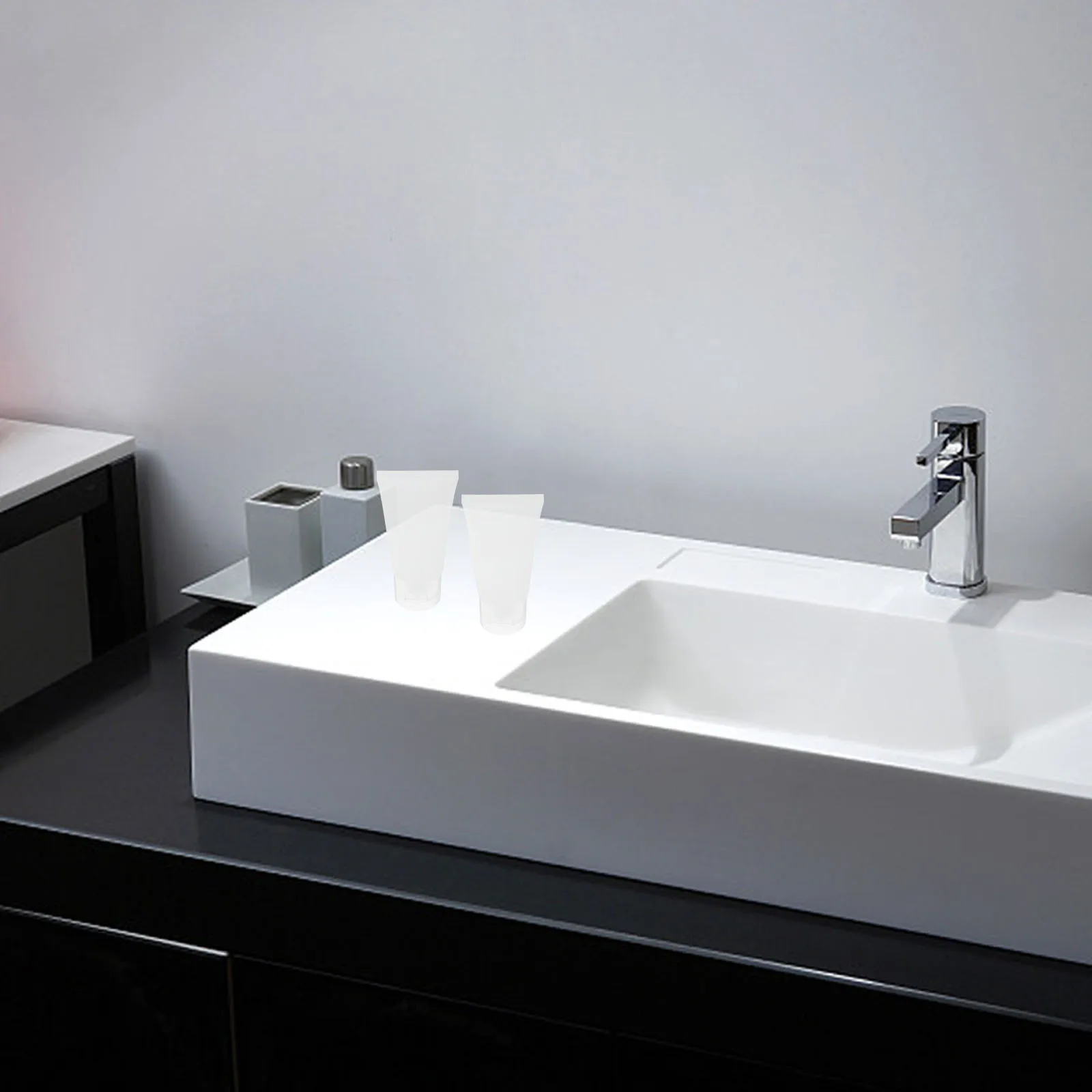 20 قطعة زجاجة شامبو للسفر قابلة لإعادة الملء أنابيب كريم غسول زجاحة ضغط تصميم مدمج حقيبة يد الأمتعة ودية #6