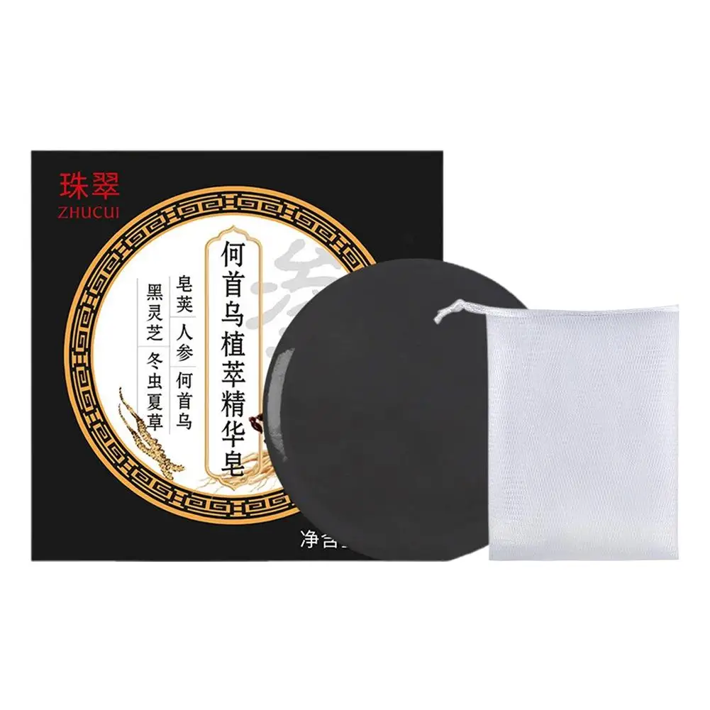 

Handmade Hair Shampoo Soap With Polygonum Multiflorum And Ginseng Essence Raise Black Thick Hair Ourishing Anti Dandruff Hair