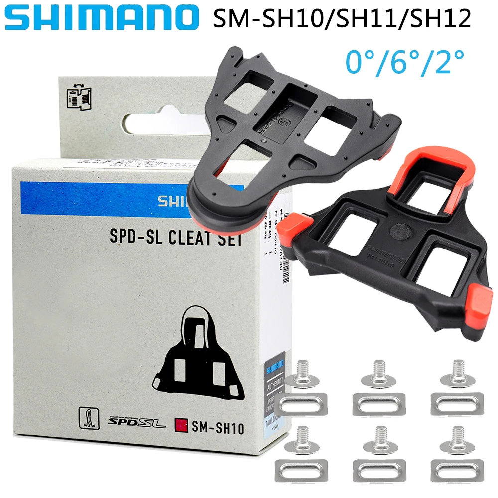 SHIMANO Bike Cleats SPD-SL SM-SH10 SH11 SH12 Pedal Cleats for Road Bike Outdoor Cycling Pedals Shoes Cleat