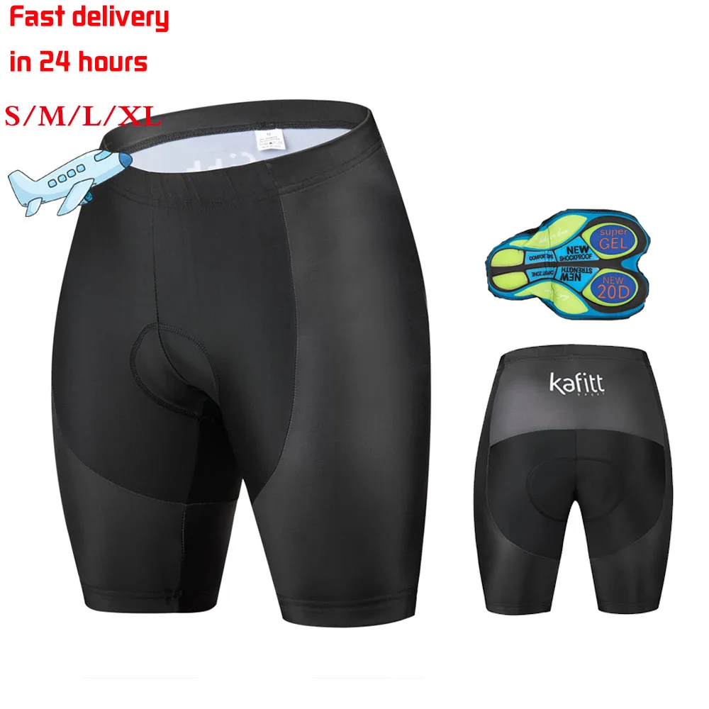 Kafitt Women\'s Short Pants Clothing MTB Road Cycling Shorts Quick-Drying Uniform Breathable Men\'s 20D Gel Pad 24H Fast Delivery