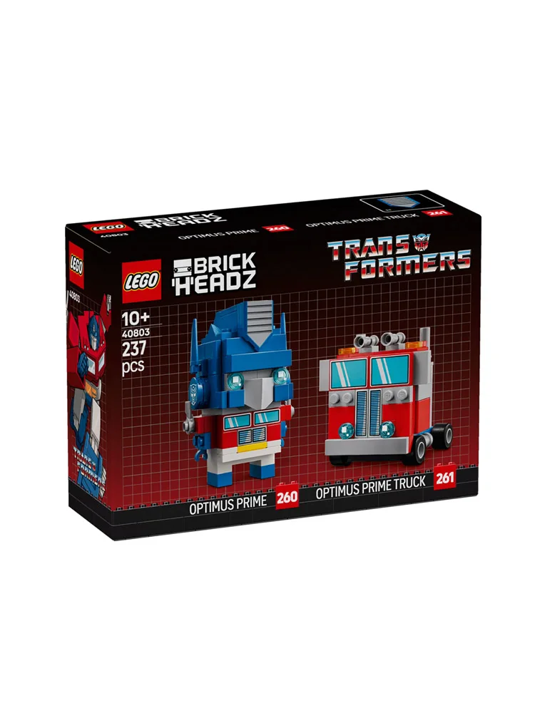

Lego Square Head 40803 Трансформеры Optimus Prime для мальчиков, девочек и детей, строительные блоки, игрушки, подарки на день рождения