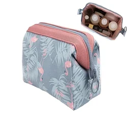 Women's makeup bag flamingo travel essentials toiletry storage bag portable Cosmetic Bag large capacity organizer storage bag