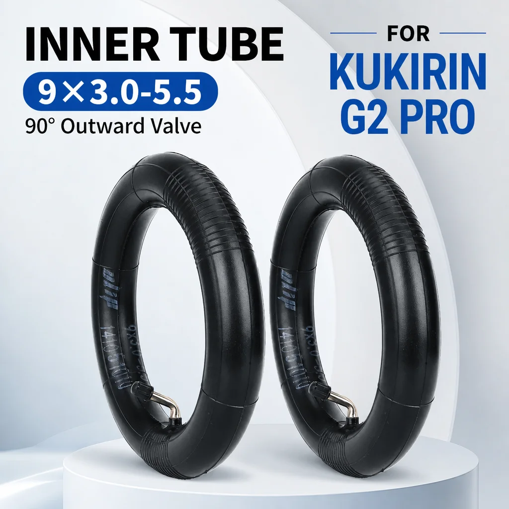 9x3.0-5.5 Verstärkter Schlauch mit 90°-Winkel °   Austragsventil für Kukirin G2 Pro DB 9 Zoll Roller Ersatzteil