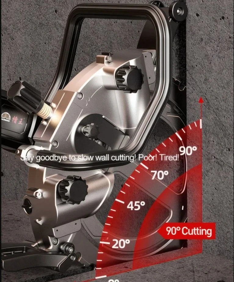

DE0405 5200W Circular Saw Wall Cutting Machine Electric Ring Saw Concrete Road Cutting Machine 220V~50Hz 2900r/min 290mm