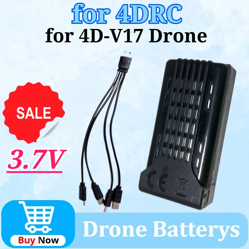 

3.7V for 4D-V17 Drone Batterys for 4DRC Airplane Accessories for V17 RC Airplane Battery for 4DRC V17 Airplane Battery