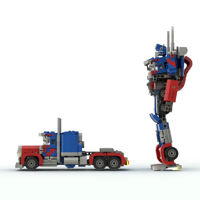 MOC – ensemble de blocs de construction de Robot à déformation créative, modèle de voiture de Transformation Mech, bricolage, Puzzle pour enfants, jouets d'assemblage, cadeau d'anniversaire pour garçons
