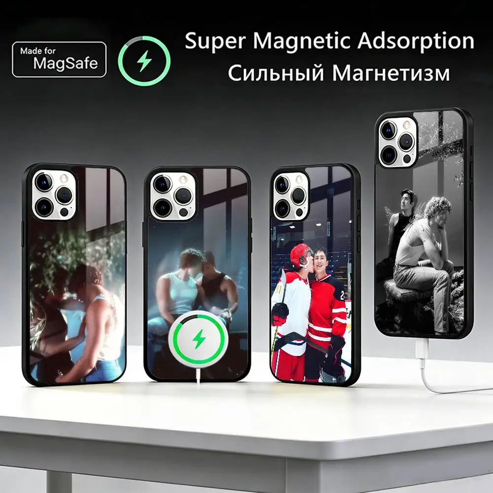 

H-Heated Rivalry Phone Case For iPhone17,16,15,14,13,12,11 Plus,Pro Max For Magsafe Wireless Charging