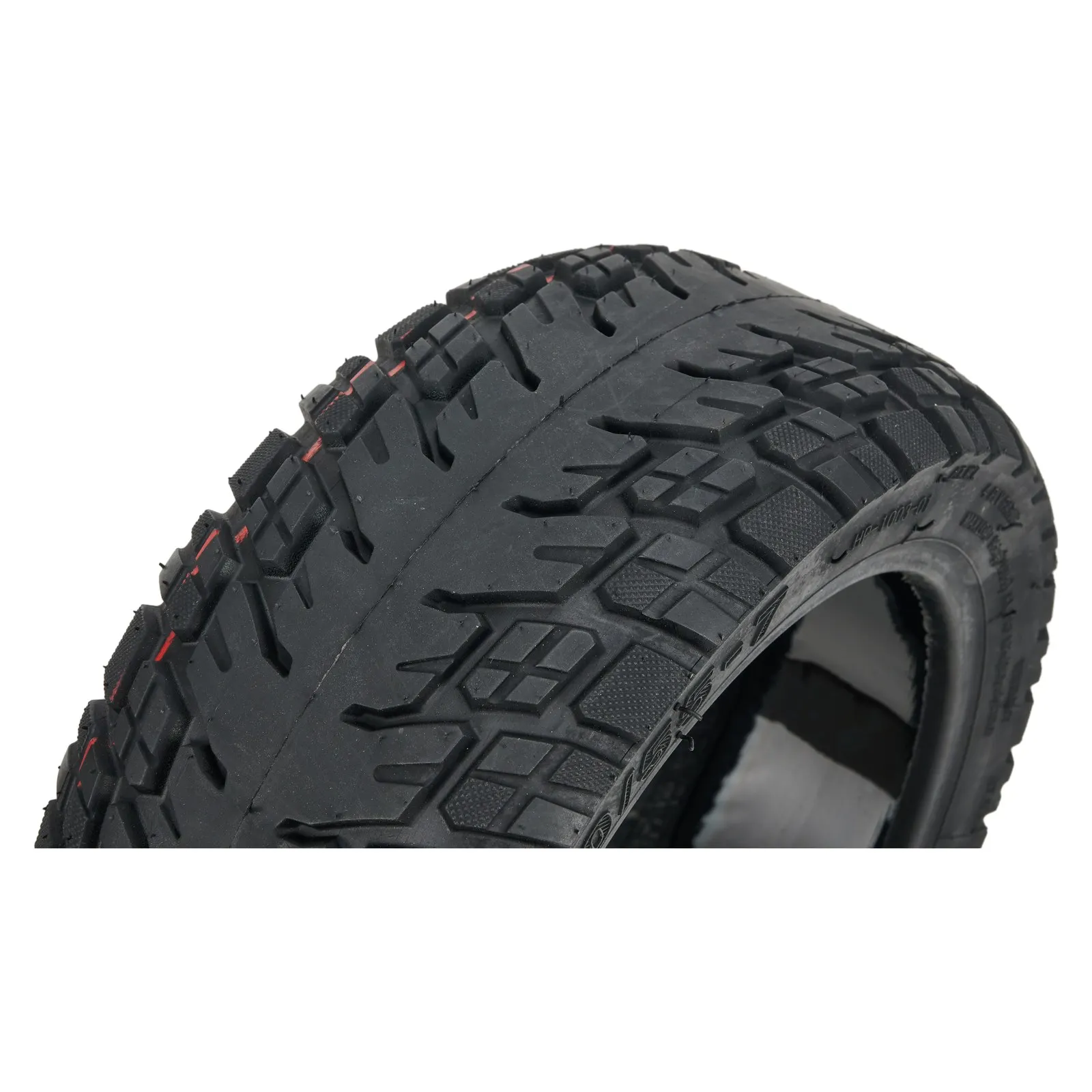 90/55-7 Tubeless Tyre Off-Road Tyre Rubber Black 11 Inch 1207g Built-in Live Glue Electric Scooter High Quality