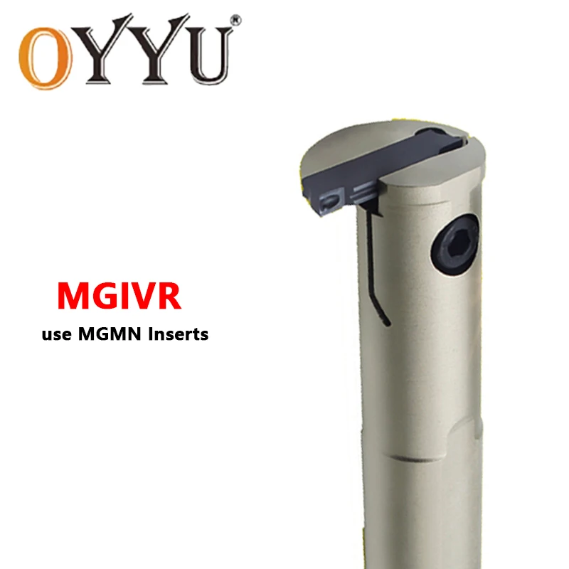 MGIVR2520 MGIVR MGIVR3125 2/3/4 CNC Machine Turning Internal Grooving Tool White Shank Lathe Cutter For Metal High Hardness