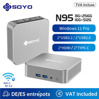 Mini PC SOYO Intel Alder Lake N95 MiniPC Computer PC Win11 Pro DDR4 8GB 16GB RAM 256GB 512GB ROM WiFi5 BT5.0 Desktop