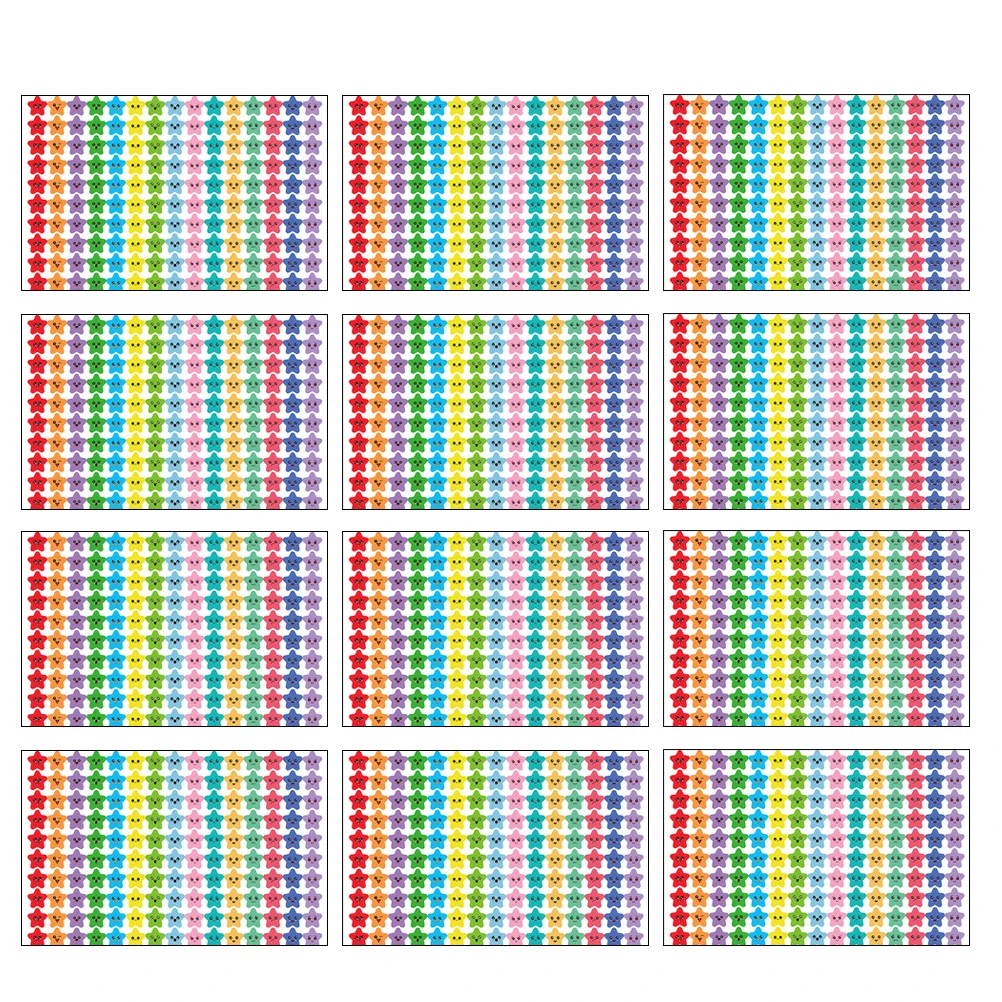 

Reward Stickers for Kids 30 Sheets Small Glassine Paper Encourage Teachers Classroom Decals Five