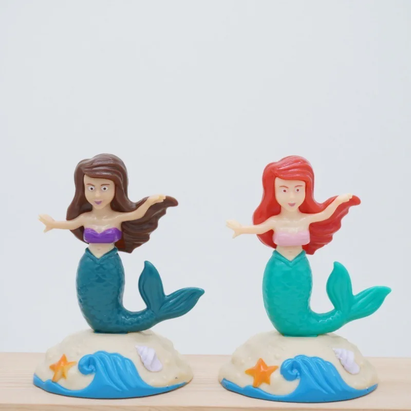 New Creative Summer Beach Mermaid Solar Toys Cartoon Cute Mermaid Swinging Dancing Car Decoration Ornaments Kids Solar Toys