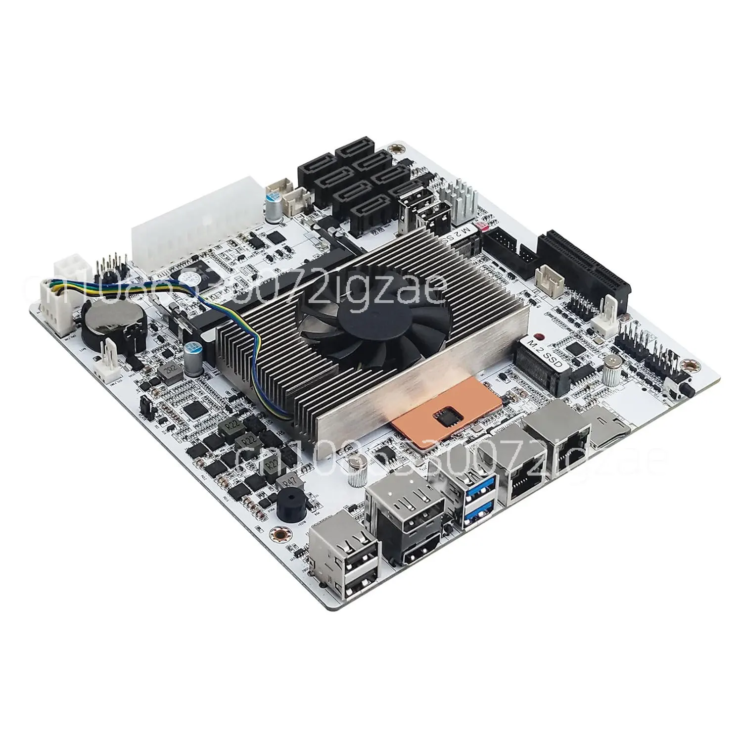 

Nas Motherboard 8 Bay Core I5 8265u 4c/8t, Mini Itx Pc Mainboard White M11, 2 X Nvme Pcie3.0 , Dual 2.5gbe I226v Lan,