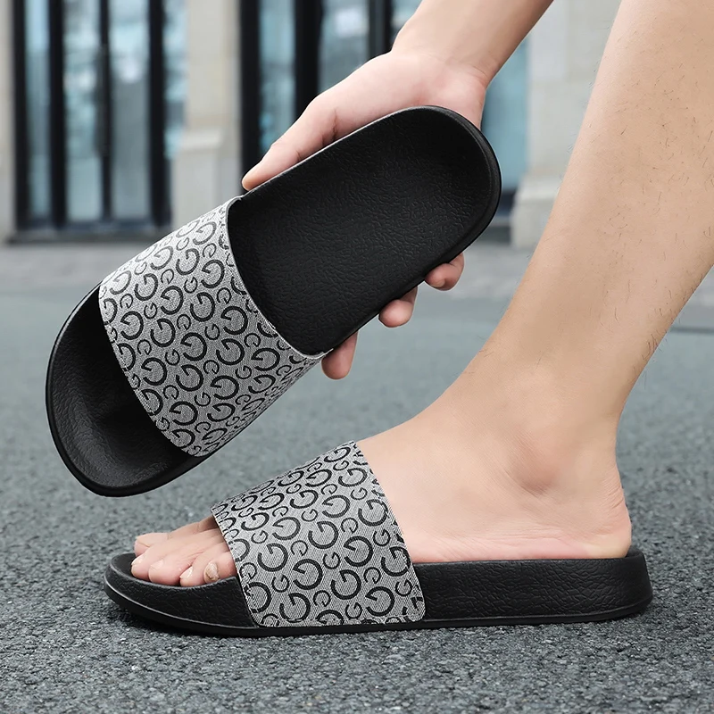 

2025 летние мужские домашние нескользящие тапочки высокого качества, пляжный дезодорант, домашние домашние сандалии из ЭВА, сверхлегкие уличные сандалии