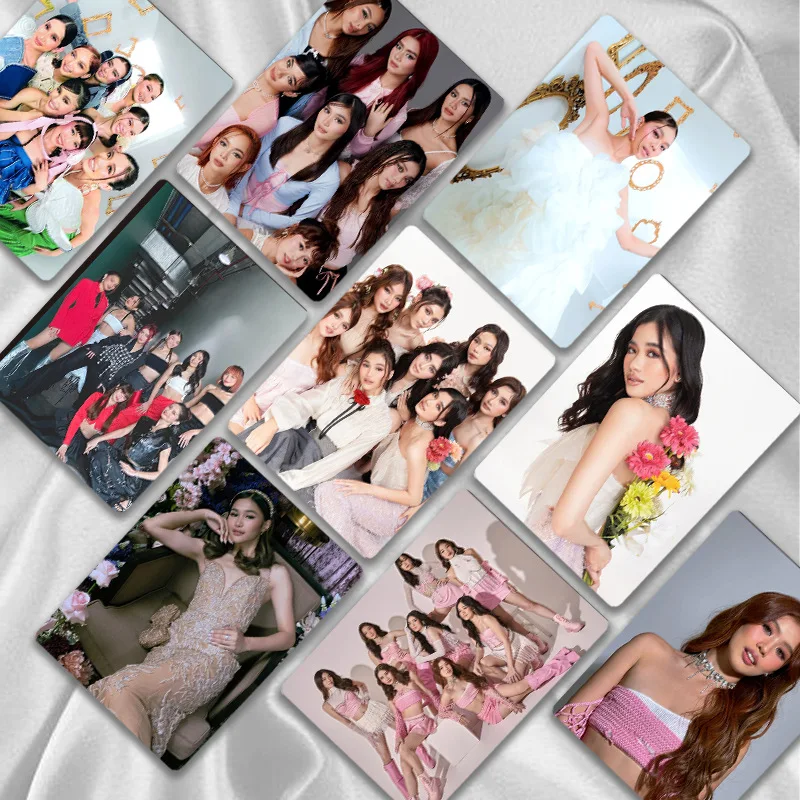 50 Pcs/Set Philippine Girl Group BINI Laser Lomo Card Aiah, Mikha, Colet Star Figure HD Photocard Fans Collection Cards