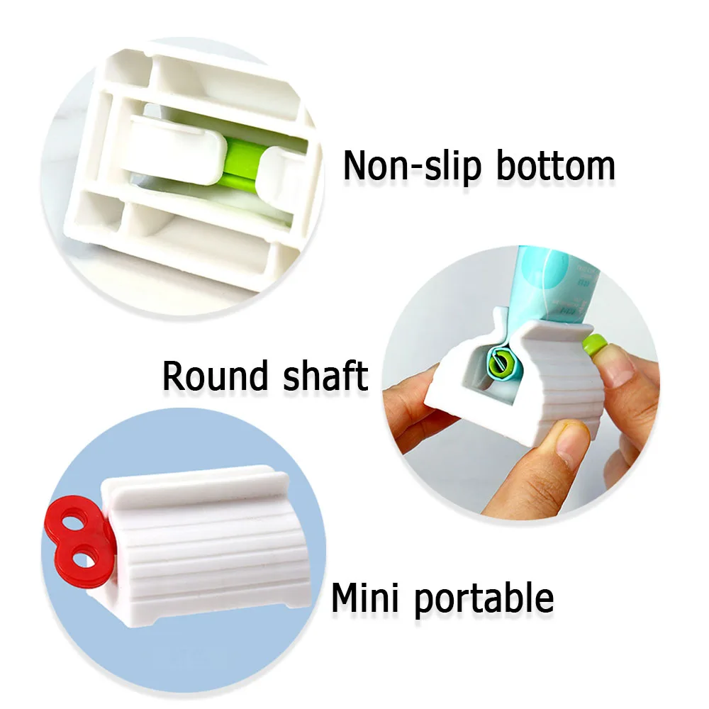 1pc Toothpaste Squeezer portable Toothpaste Dispenser Holder Stand Bathroom Accessories Household Goods