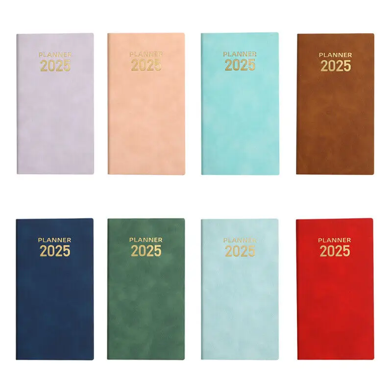 2025 Weekly Pocket Planner Agenda Calendar Office Appointment Diary Notebooks Portable Pocket Notepad Memo Diary Planner New