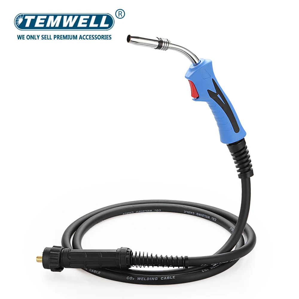 

250A 24KD MIG Torch MAG Welding Gun 4M Cable Air-Cooled EU Connector for MIG Welding Machin