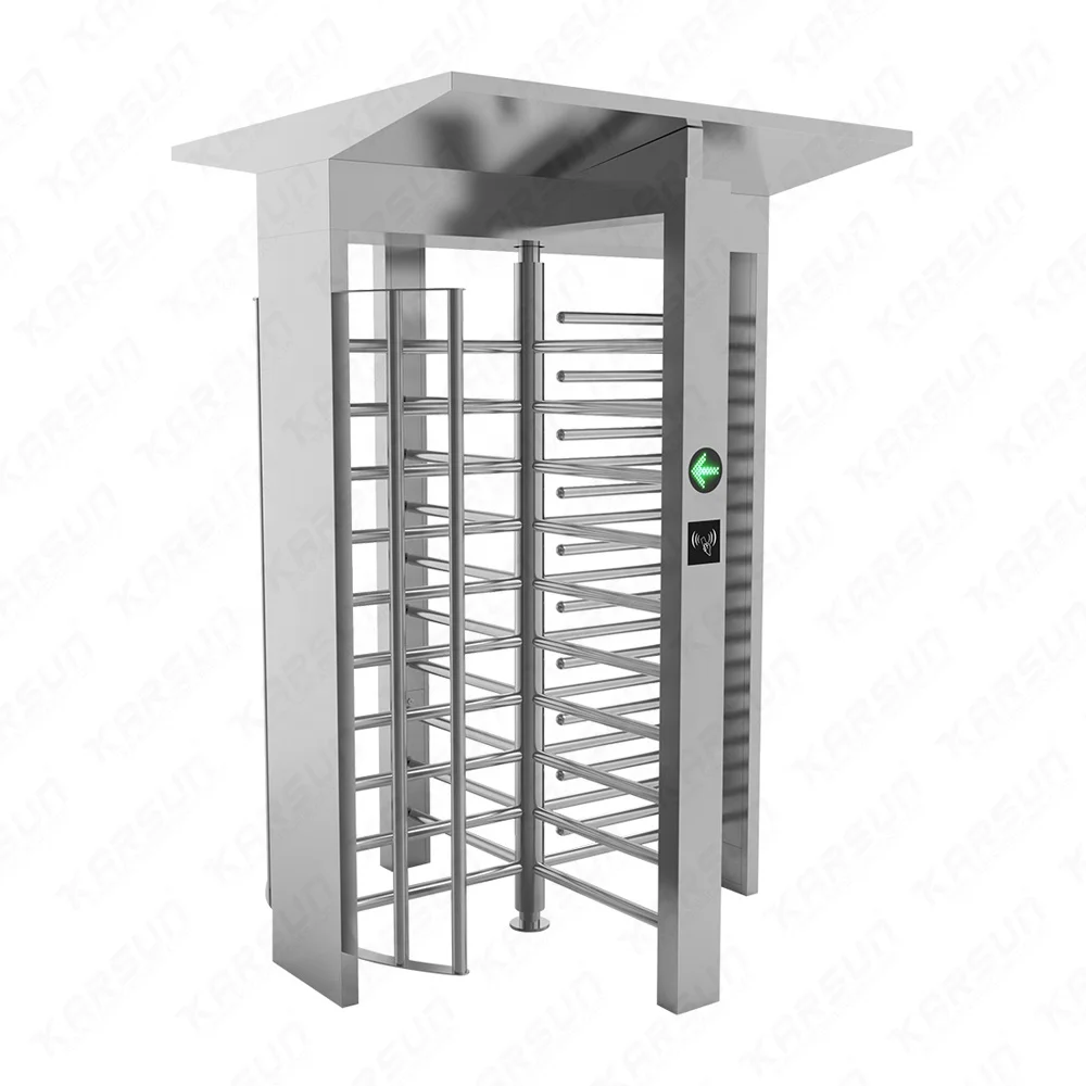 KARSUN Biometric QRcode Full Height Stadium Turnstile With Widened Top Cover For Enhanced Security